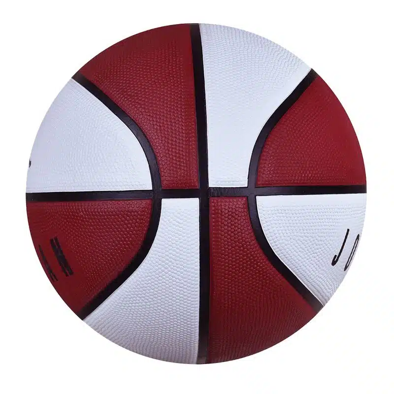 Nike Jordan Basketbal - Maat 7 - Rood en Wit - Afbeelding 2