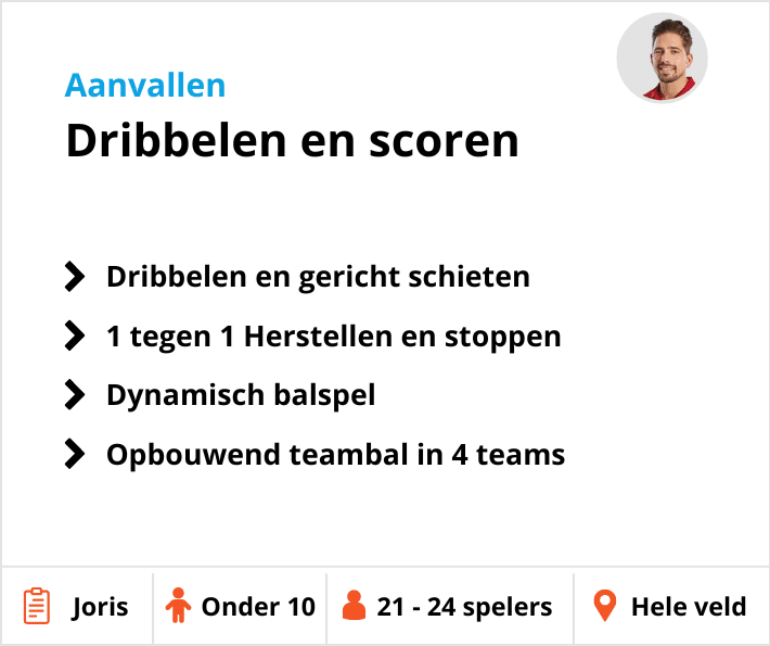 Dribbelvaardigheidstraining