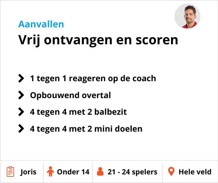 Voetbaltrainingen