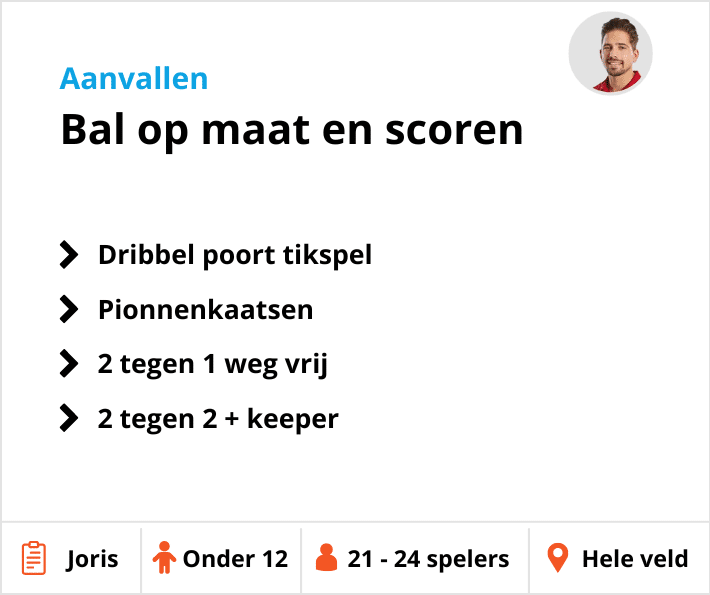 Voetbaltrainingen