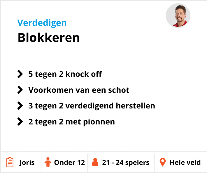 Voetbal trainingen