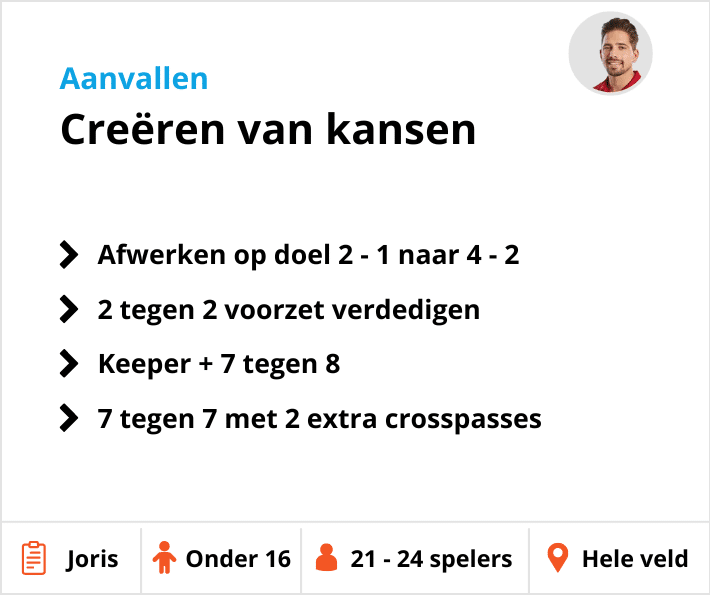 Voetbaltrainingen