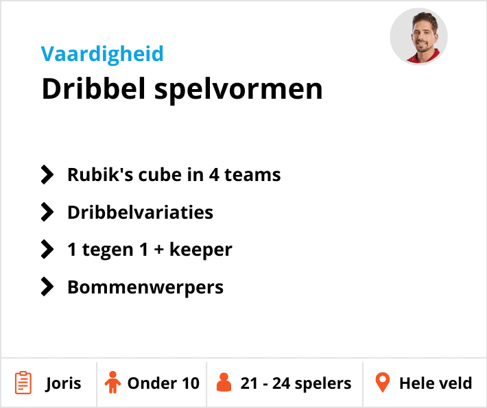 Dribbelvaardigheidstraining