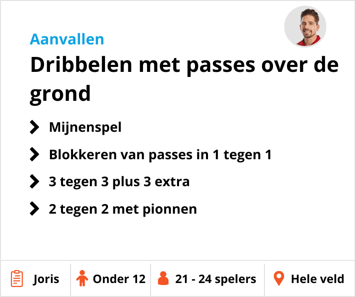 Dribbelvaardigheidstraining