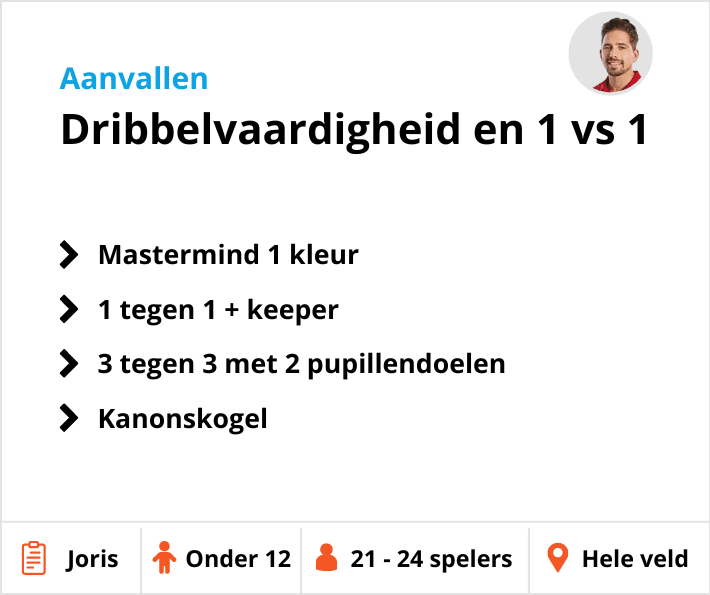 Dribbelvaardigheidstraining