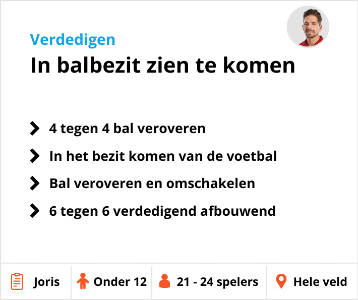 Voetbaltrainingen