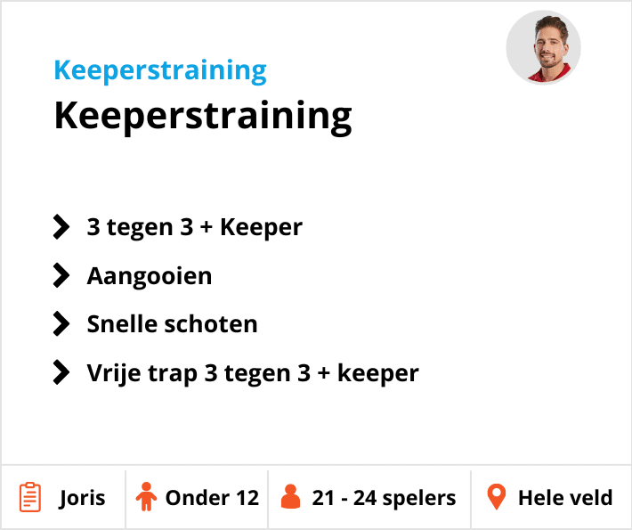 Voetbaltrainingen