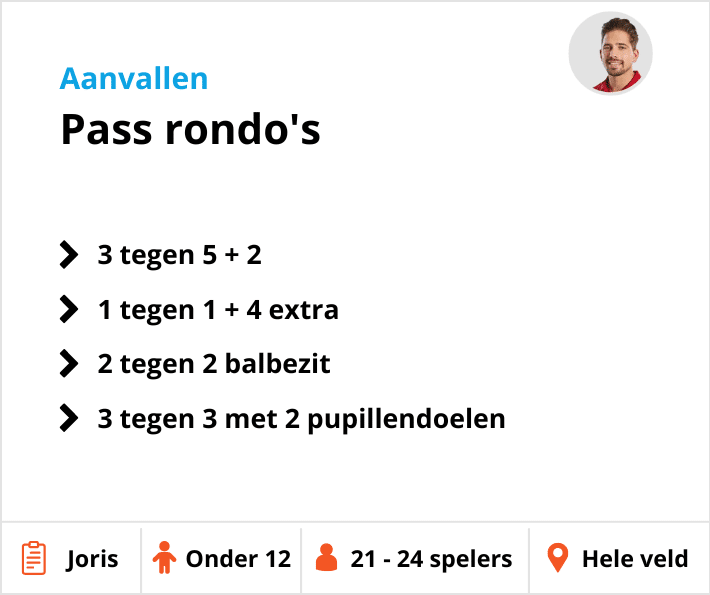 Voetbal trainingen