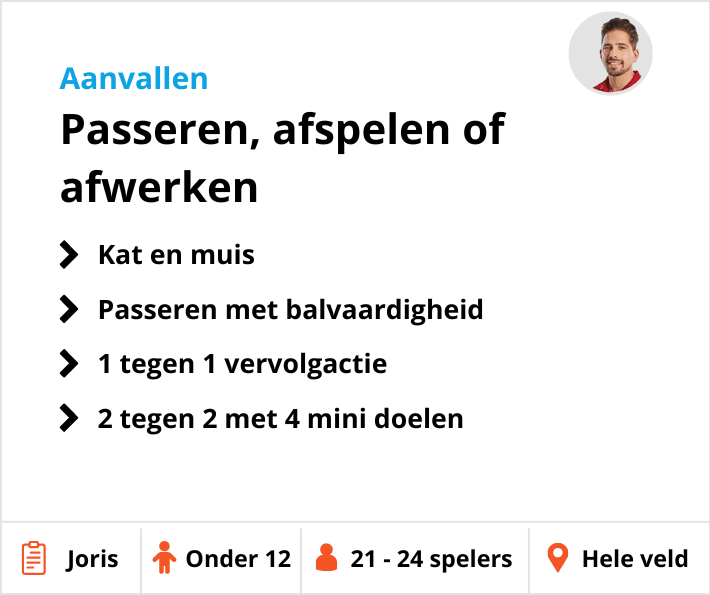 Voetbalvaardigheidstraining