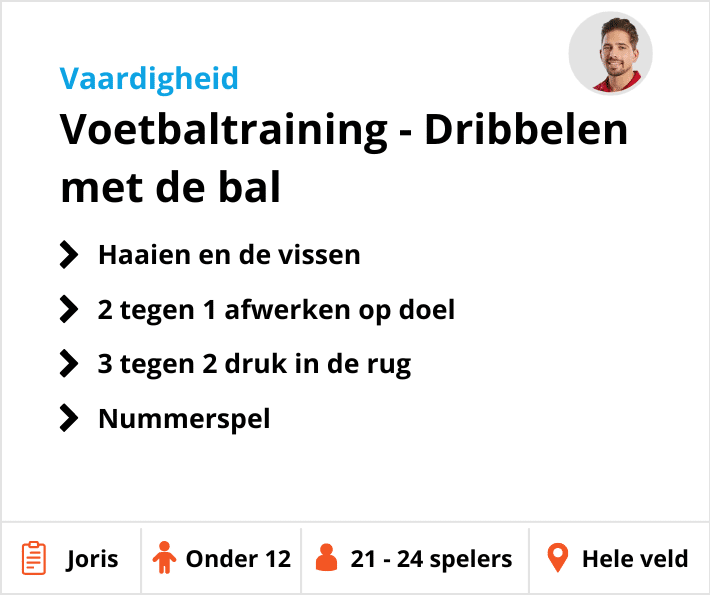 Voetbal trainingen