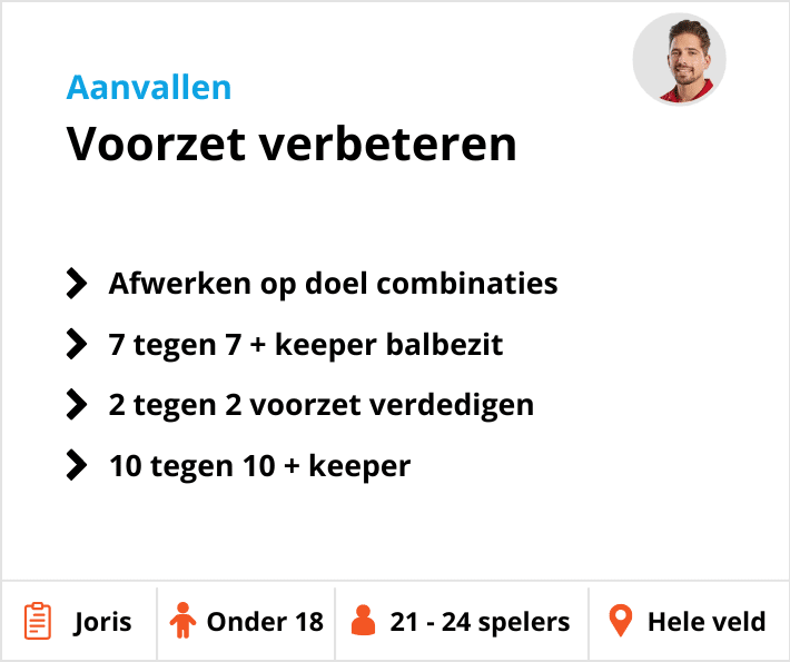 Voetbaltrainingen